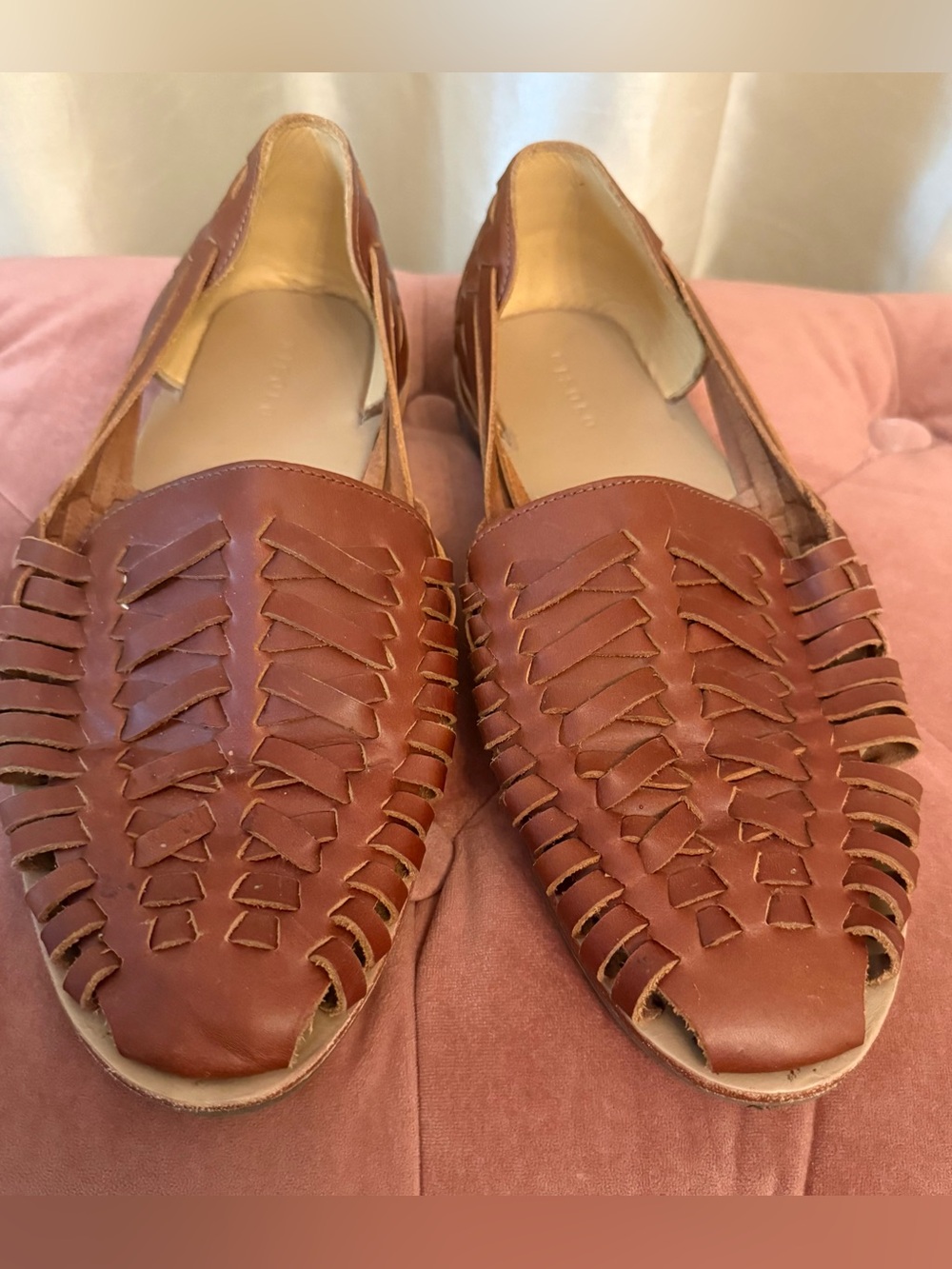 Nisolo Men's  Brown Huarache Sandals Size 9 Gently worn